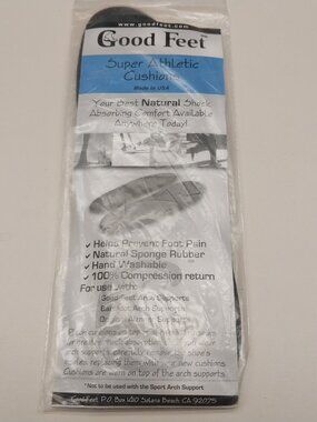 NWT GOOD FEET SUPER ATHLETIC CUSHIONS
